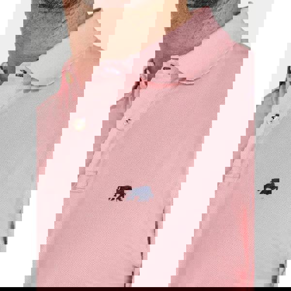 Raging Bull Mens Classic Organic Polo Shirt - Light Pink - 