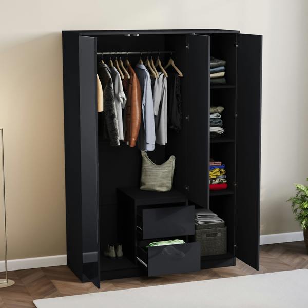 Vida Designs Glinton 3 Door 2 Drawer Wardrobe