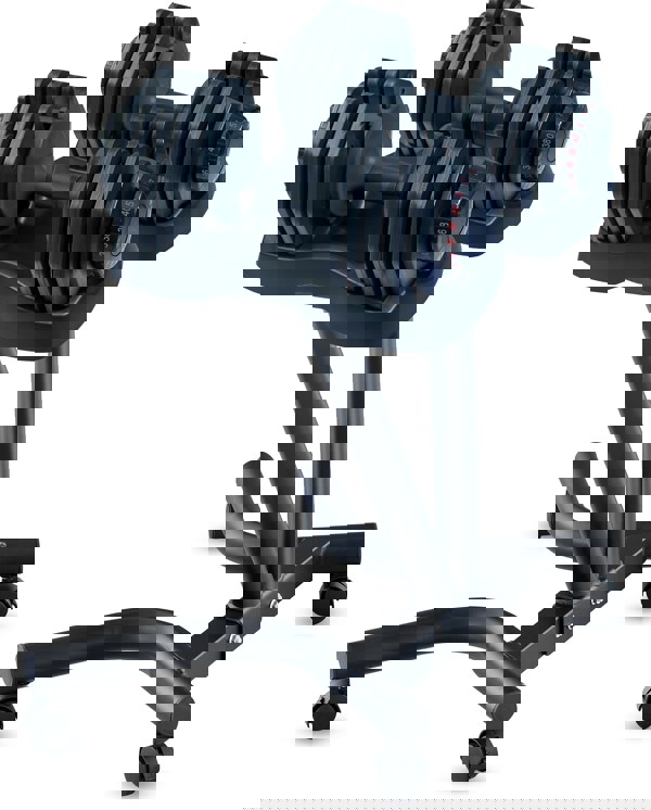 Strongology 40kg Adjustable Dumbbell Pair with Free Durable Steel Adjustable 40kg Dumbbell Floor Stand