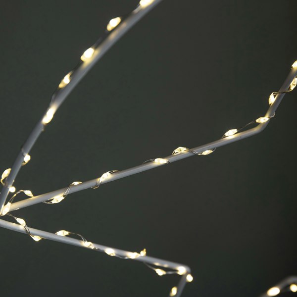Samuel Alexander 48cm Light up Hanging Christmas Star Bauble with 236 Warm White LEDs