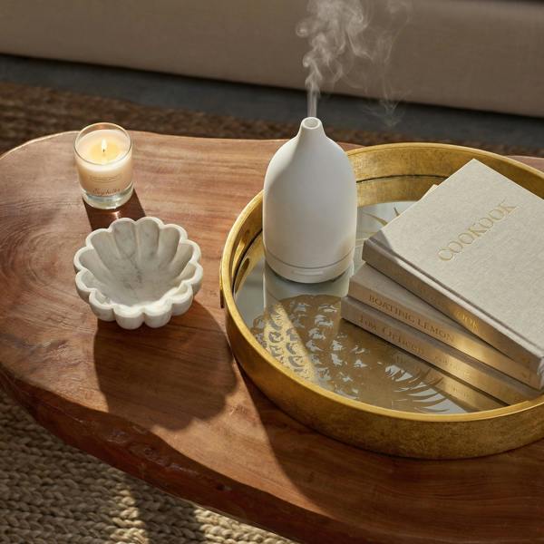 Maison des Cadeaux Elegant Gold Pineapple Mirrored Tray