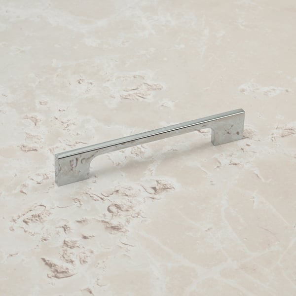 Handle & Home Polished Chrome Slim Pull Handles