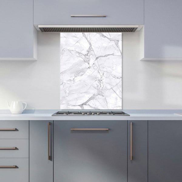 Warren Reed - Designer Light Grey Marble Effect Kitchen Splashback