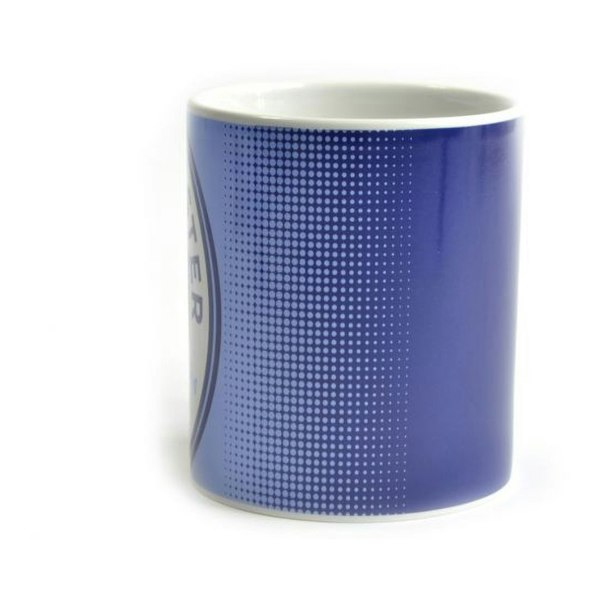 Manchester City FC Halftone 0.3kg Boxed Mug - Blue/White