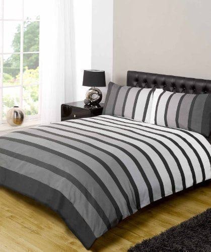 HomeSpace Direct Bold Stripe Duvet Cover Set