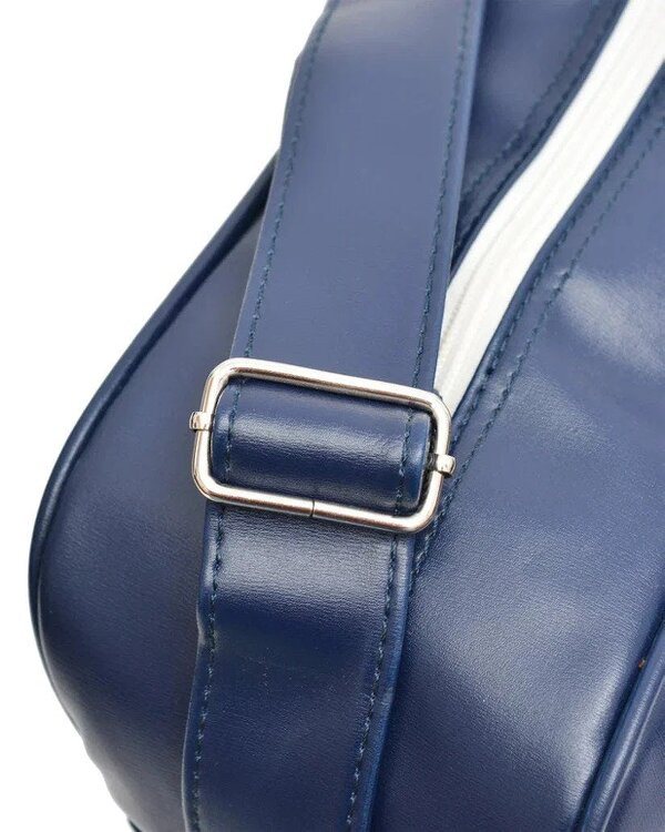 Lambretta Classic Retro Shoulder Bag Navy/White