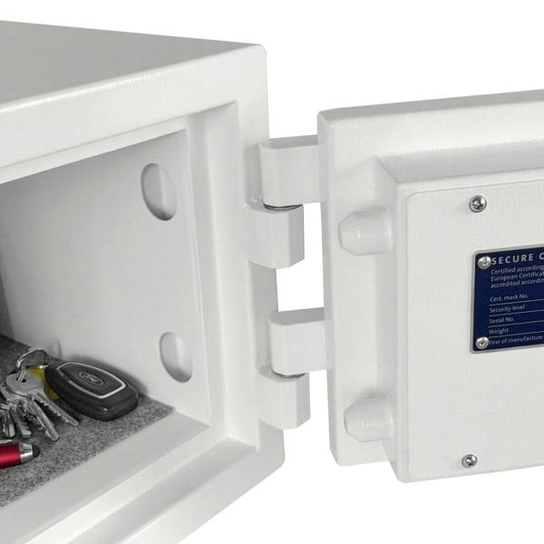 Phoenix Safe Phoenix Fortress SS1451E Security Safe in Scratch-resistant White Paint with VdS Certified Electronic Lock