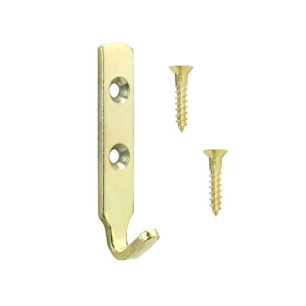 X Brass J Hooks 2pk - One Colour - 