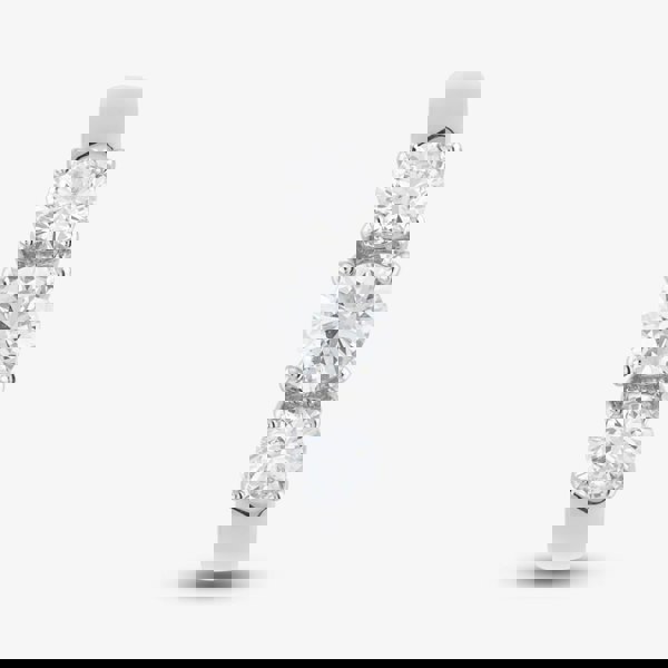 T. H. Baker 9ct White Gold Certified Lab Grown 1.00ct Brilliant Cut Diamond Three Stone Ring LGR5026-100 (WG)