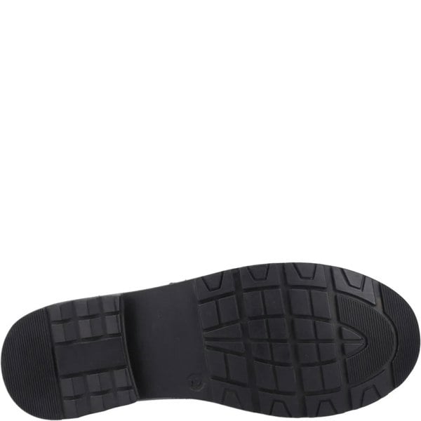 Hush Puppies BARRY Boys Leather School Shoes Black