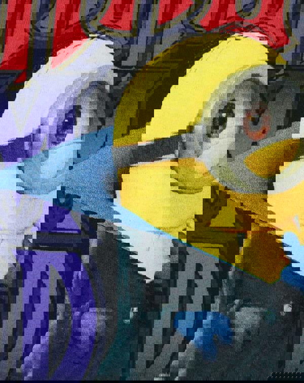 Despicable Me Womens Black Dracula Minion Short Sleeved T-Shirt