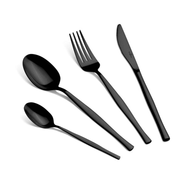 Berlinger Haus 24 Piece Cutlery Set Black BH3066
