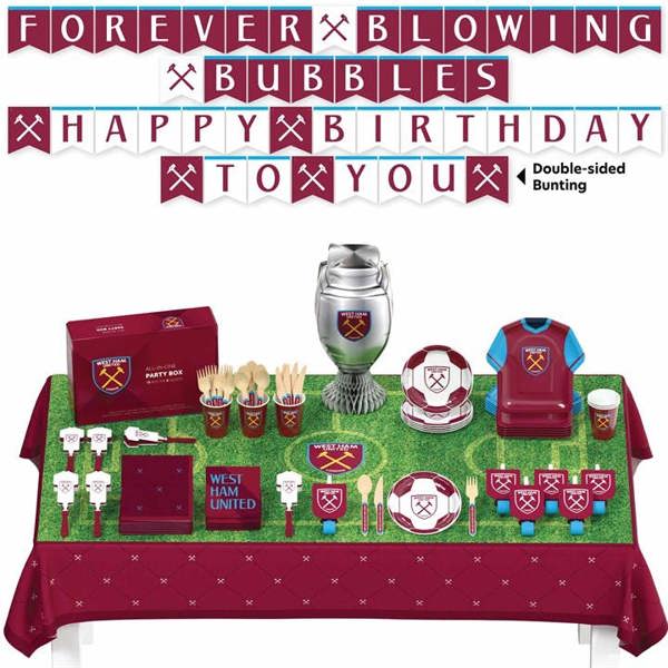 Unbranded West Ham United FC All in One Party Box Set, Kitchen Accessories, Sports, Gift