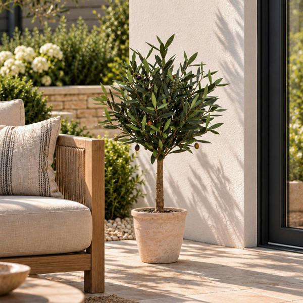 Artificial Olive Tree UV Resistant Outdoor - 90cm
