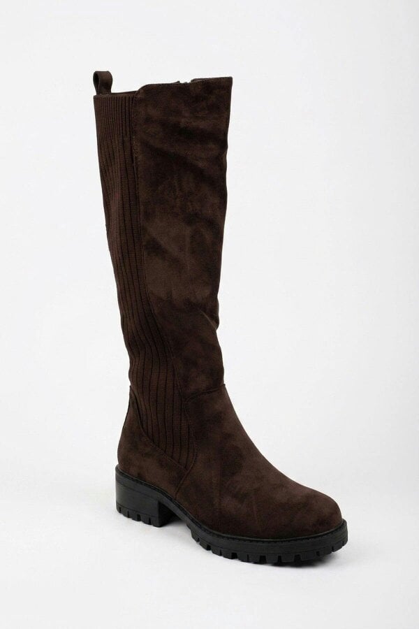ikrush Aurelia Zip Up Knee High Boots