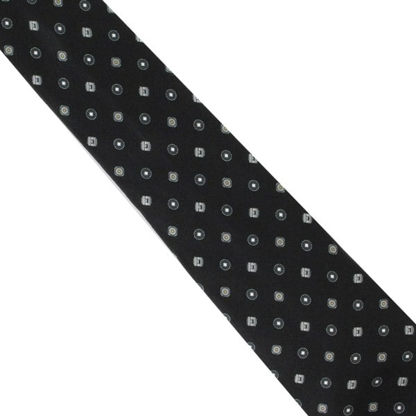 Dunhill luxurious mulberry silk tie in an archive cufflink pattern