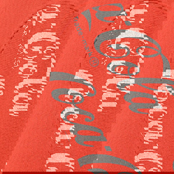 Erl Mens Coca Cola Swirl Knitted Hoody in Red