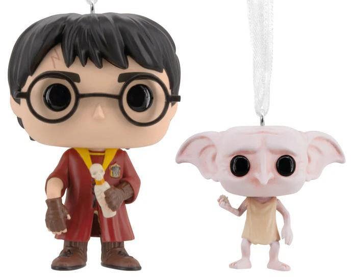 Hallmark Harry Potter - Harry and Dobby POP! Christmas Tree Ornaments