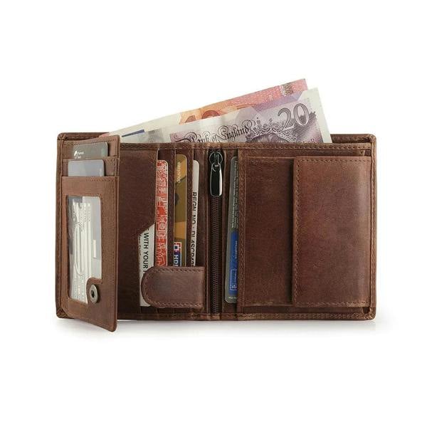 PRIMEHIDE Leather Wallet with Coin Pocket - Alexander Alperto