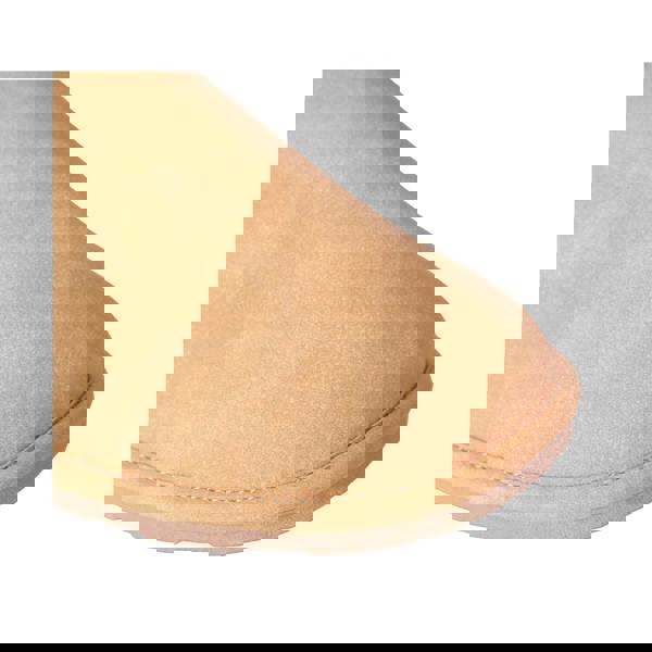 Animal Unisex Adult Borg Lined Slippers - Beige - 