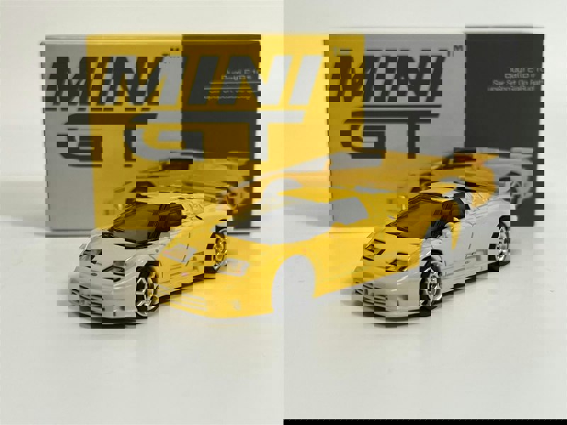 Mini GT Bugatti EB110 Super Sport Giallo Bugatti LHD 1:64 Mini GT MGT00866L