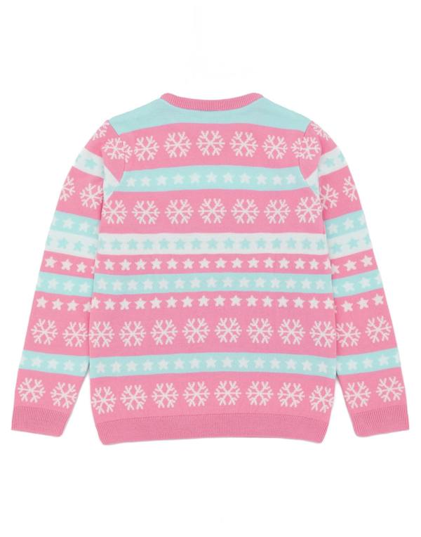 Pusheen Girls Pink Christmas Stocking Christmas Jumper