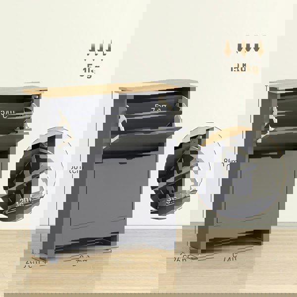 Flip-down Shoe Cabinet