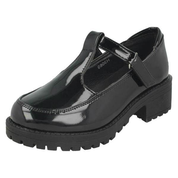Cool For School Girls Cool For School Mid Heel T-Bar School Shoes
