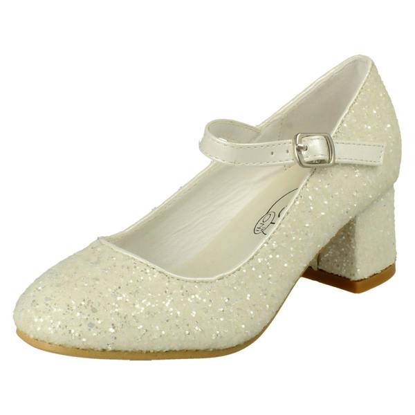 Spot On Girls Spot On Heeled Sparkly Dolly Shoes H3057