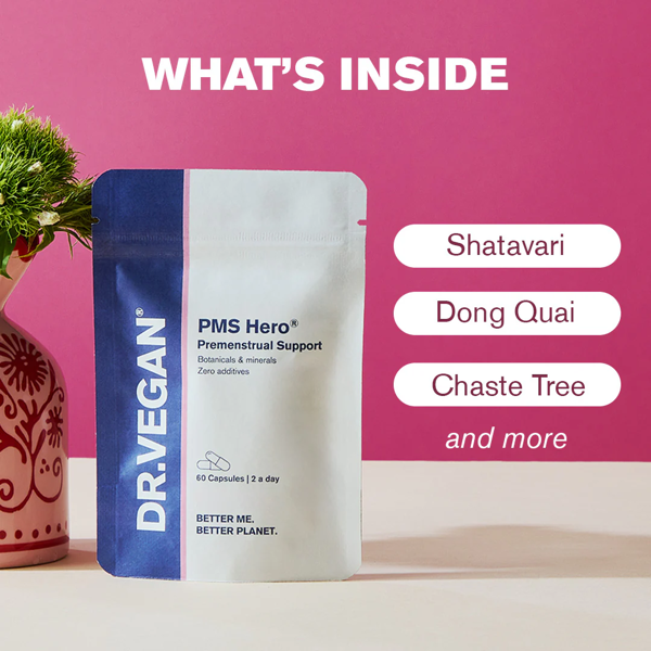 Dr. Vegan PMS Hero Premenstrual Support 60 caps