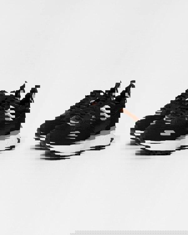 BOSS Orange Jonah Mens Running Style Trainers With EVA Rubber Outsole NOS - Black 001