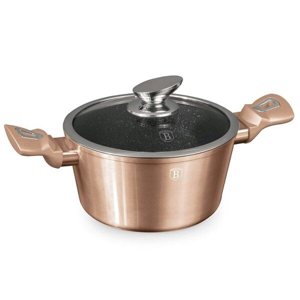 Berlinger Haus Rose Gold Casserole Berlinger Haus BH-1514 Metallic Line