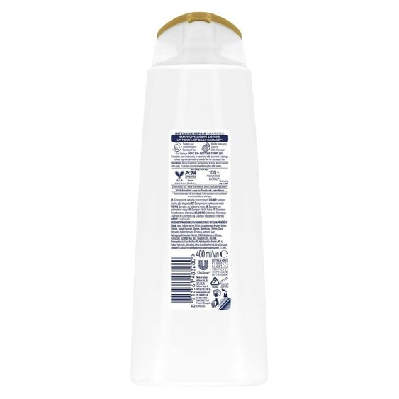 Dove Ultra Care Shampoo - Intensive Repair 2x400 ml, Bio Restore Technology