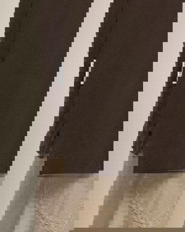 Larsson & Co Praesto - Oversized Stepped Hem Sweatshirt