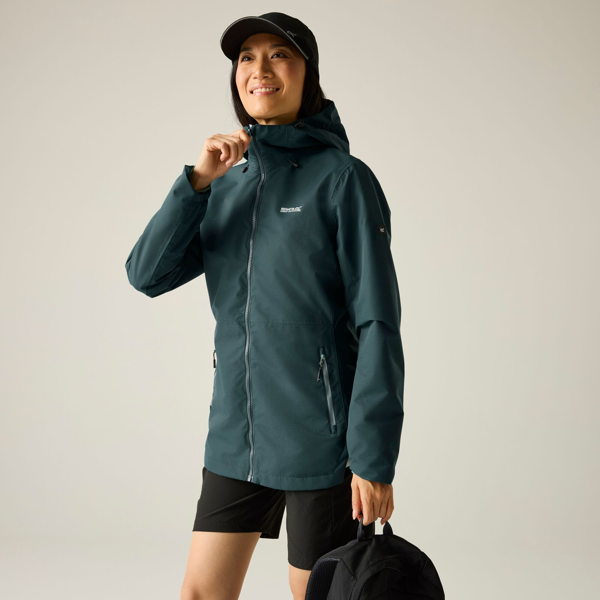 Regatta Womens Hamara IV Waterproof Jacket - Mediterranean Green