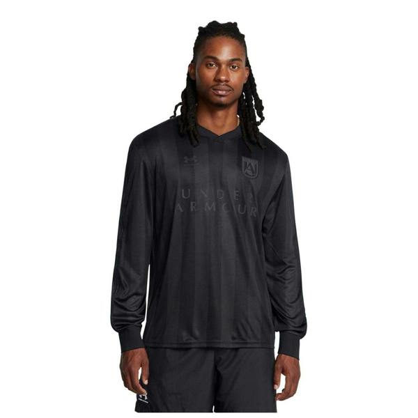 Under Armour Mens Terrace Long-Sleeved T-Shirt - Black - 