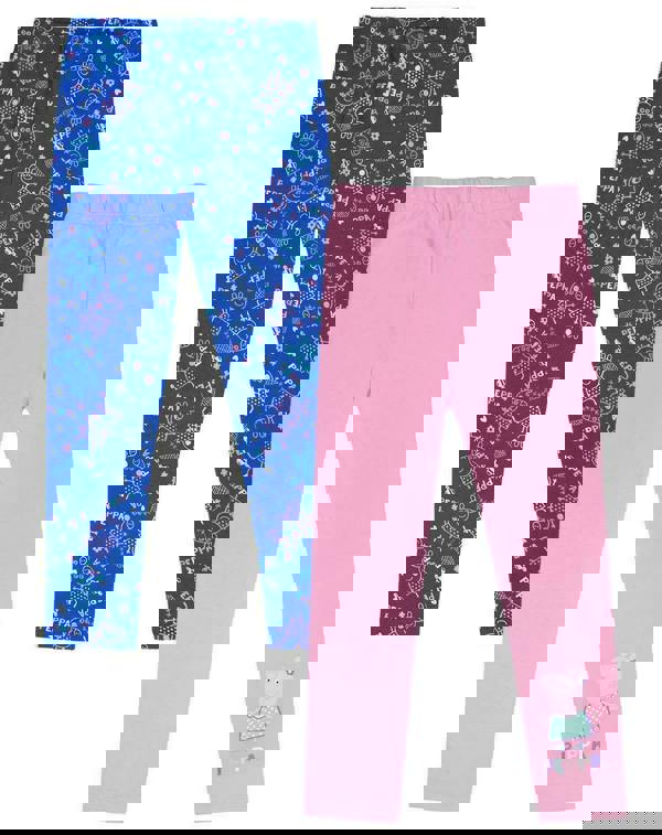 Peppa Pig Girls Pink Character Leggings