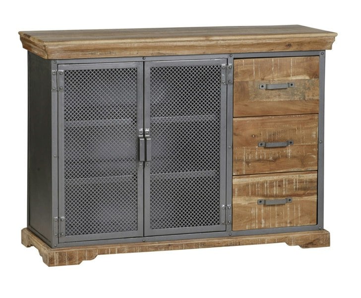 IH Design Dunphy Industrial Large Sideboard