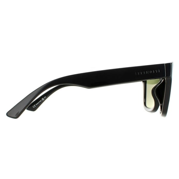 Serengeti Sunglasses Rolla SS537005 Shiny Black Saturn Polarized 555nm