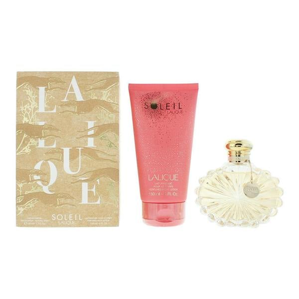 Soleil Lalique Soleil 2 Piece Gift Set: Eau de Parfum 50ml - Body Lotion 150ml