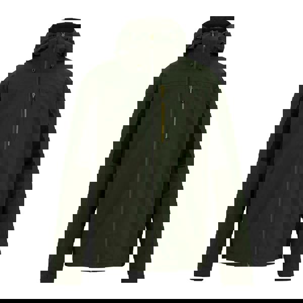 Regatta Mens Birchdale II Waterproof Jacket - Dark Khaki/Black - 