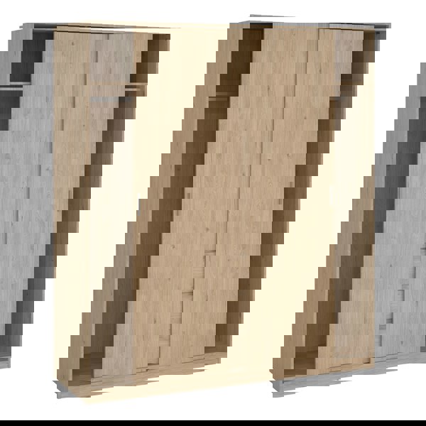 Furniture To Go Naia Wardrobe with 2 sliding doors + 1 door + 3 drawers in Oak structure Jackson Hickory