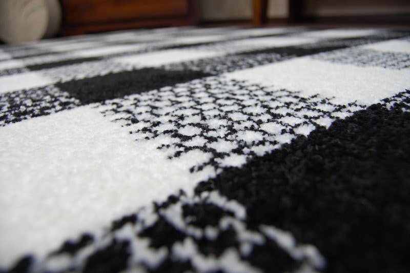 RugsX Sketch Rug - Black & White Gingham