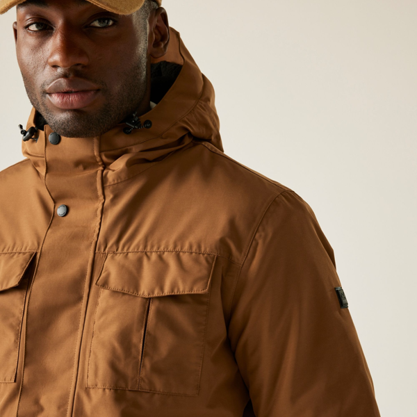 Regatta Mens Eamont Insulated Waterproof Jacket - Brown