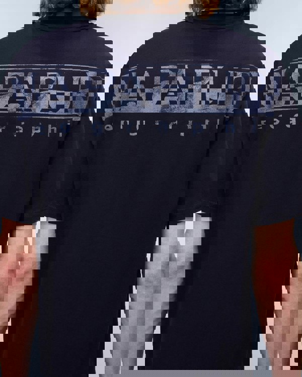 Napapijri Fanes Mens Short Sleeve T-Shirt - Blue Marine 176