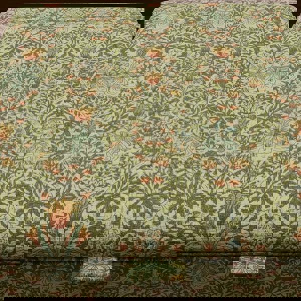 Hand-finished upholstered ottoman stool for bedroom or lounge spaces