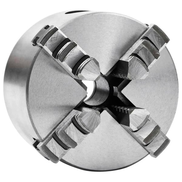 Berkfield 4 Jaw Self-Centering Lathe Chuck 80 mm Steel
