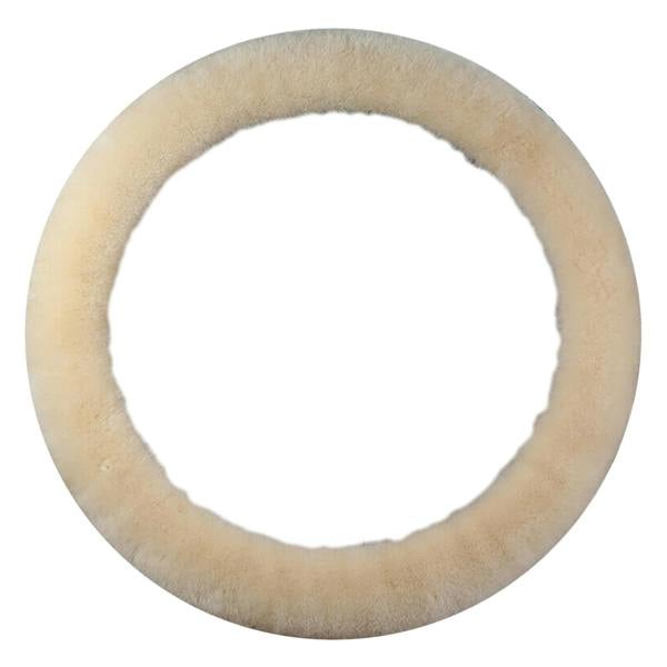 Eastern Counties Leather Sheepskin Steering Wheel Cover - Natural