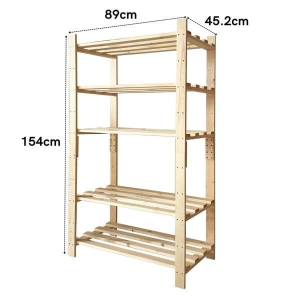 Core Products 5-Shelf Freestanding Storage Rack Unit, Heavy-Duty