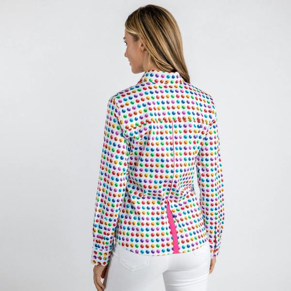 GOLF BALLS WOMENS  PRINT SHIRT - Premium Men's Patterned Shirt by Claudio Lugli | Bold Design, Tailored Fit, Best Printed Shirts